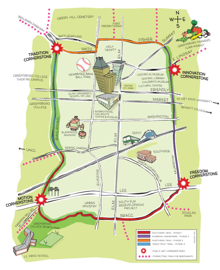 Greenway map