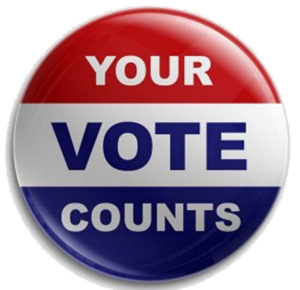 "Your Vote Counts" graphic