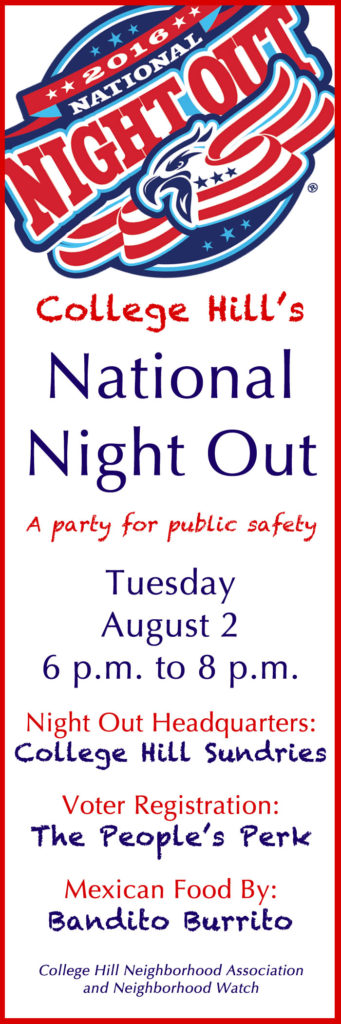 National Night Out flyer