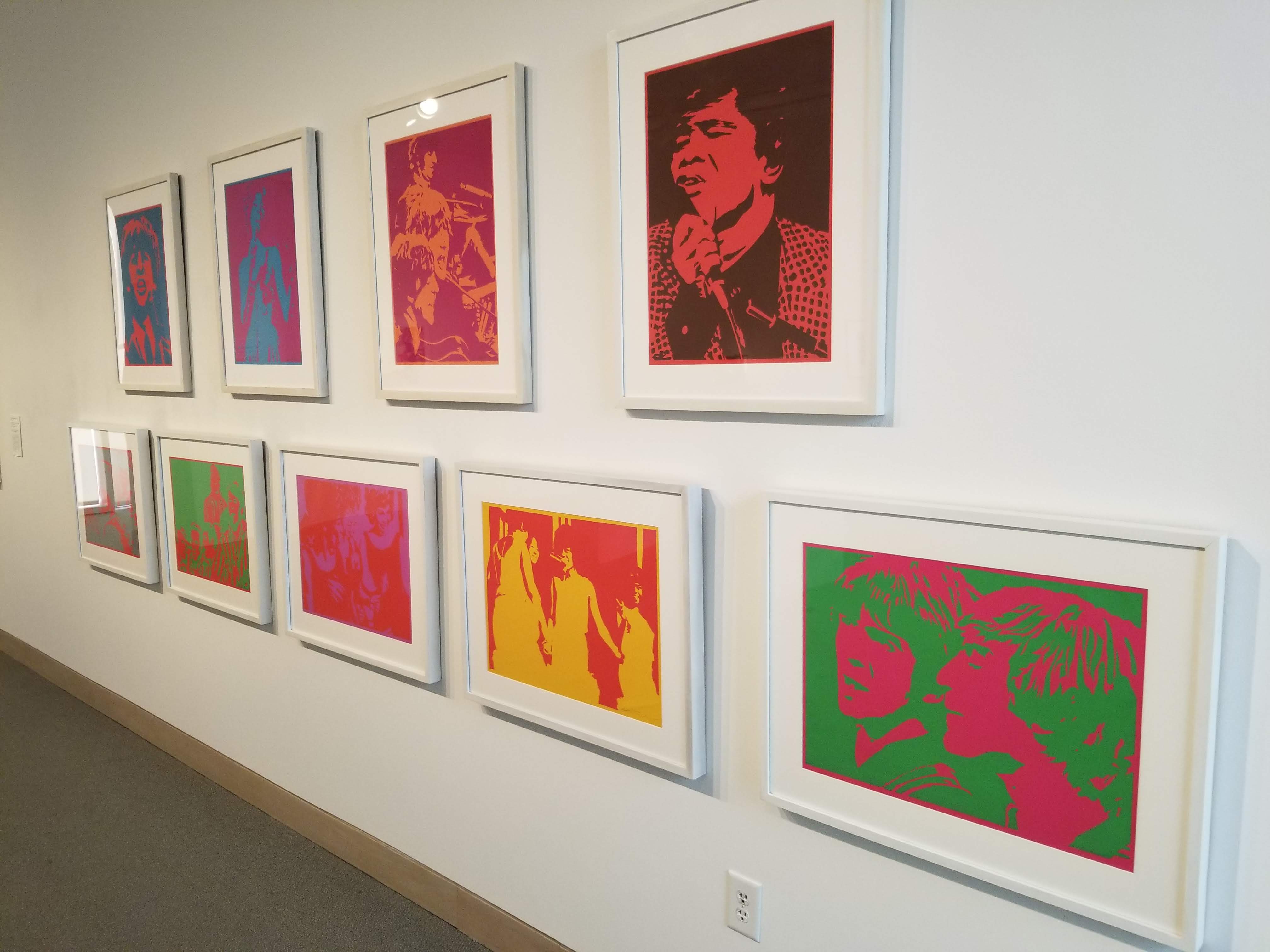 pop-art portraits of james brown and others 