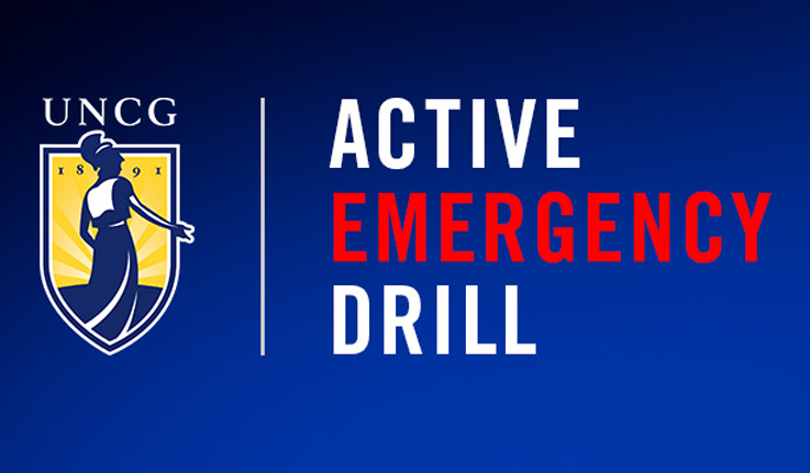 logo: UNCG Active Emergency Drill